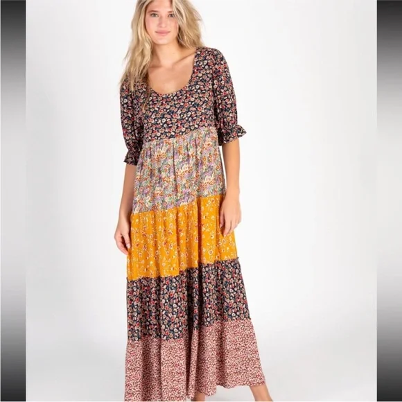 Natural Life Bohemian Style Maxi Dress Size Small - Picture 1 of 6